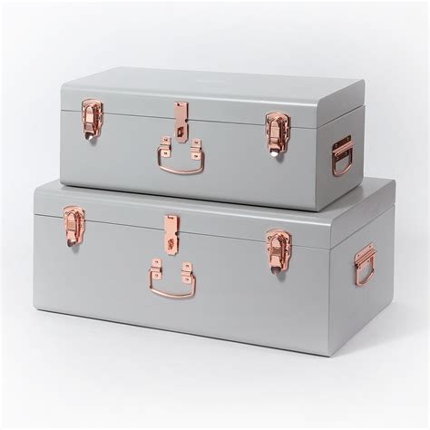 metal trunk storage boxes|metal trunks and footlockers.